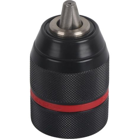 Chuck of drill all metal 13 mm Autobloquant for drill to percussion Steel fast Torque of tightening accru (1/5)