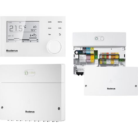 Regelungsset Ladesystem SLP RC310 autark RC310 + SM200 + AM200 inkl. Fühler - 7739621287 von Buderus