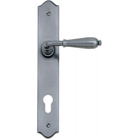 Ensemble de béquille Nevers - BOUVET - Carré de 7 mm - EA 70 mm - Standard - Cémenté patiné vernis - Clé I - 58 - 68 mm
