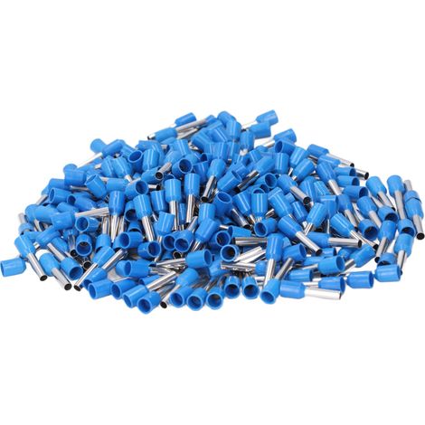 Kit de 1000 connecteurs E4012 pour câbles 12 AWG, embouts à sertir isolés pour installations électriques (1/5)