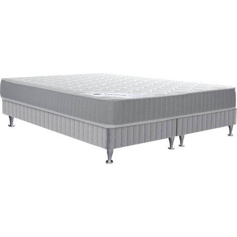 Ens 180x200 matelas H23 ressort ensachés, ferme, 2 sommiers (1/5)