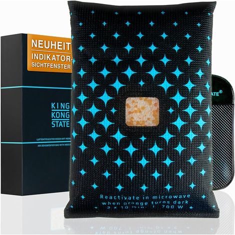 Car Dehumidifier 750g Dehumidifier Cushion for Fogged Car Windows with Indicator Window and Non-Slip Pad