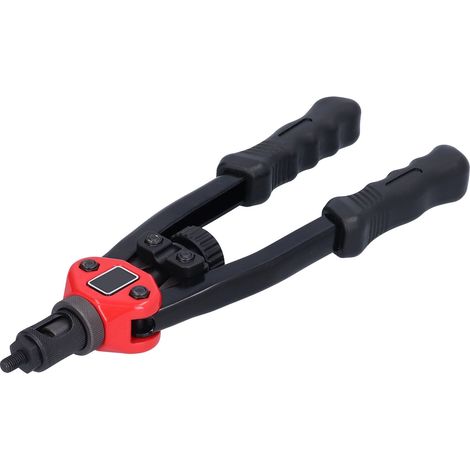 Pistolet à riveter en acier inoxydable BT-605, kit d'outils de rivetage manuel à double poignée avec clé (1/5)