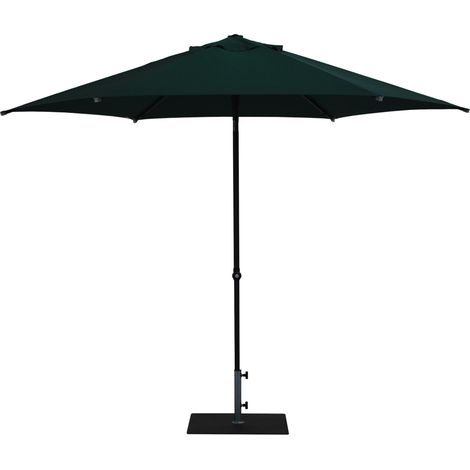 Ombrellone da Giardino Ø3 m Palo Ø38 mm in Alluminio Tessuto Poliestere Trend Verde (1/5)