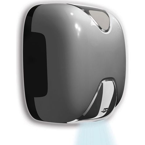 Asciugamani Elettrico con Fotocellula 1450W Vama Laser Flow UV Basic BF Grigio (1/4)