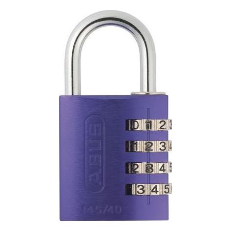 Cadenas à code ABUS 145/40 Couleur - Violet