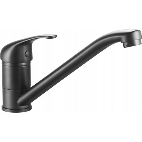 Grifo de lavabo bajo negro Invena Mitris (1/3)