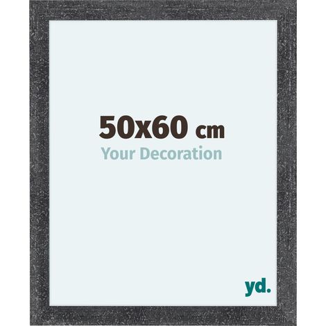 yd. - Cadre photo 50x60 - Gris Patine - MDF - Como (1/5)