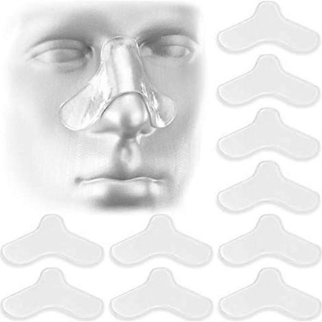 Lot de 10 coussinets nasaux pour masque CPAP - Coussinets nasaux CPAP - Accessoires CPAP (1/5)