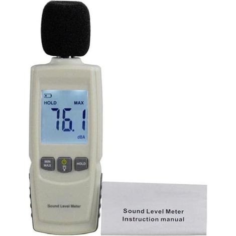 1pc Numérique Niveau sonore Numérique Testeur de Bruit numérique Écran LCD Voix Audio Décrire Le mètre 30-130DB dans Le testeur d'analyseur LCD Decibel LCD (1/5)