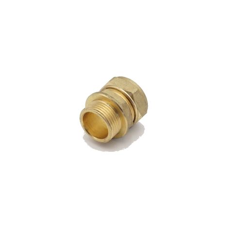 PrimaPlus Brass Compression Adaptor 22mm x 3/4" Male Pack of 10 (1/2)