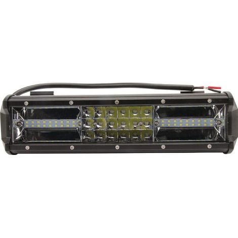Lámpara de trabajo LED alargada, 81W, 7290lm, rectangular, 12/24V con cable, Combo, 54 LED Kramp LA10301