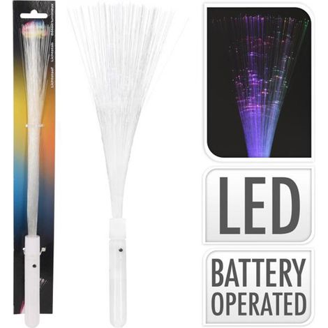 BASICS Picchi LED a fibra ottica (3 batterie AG13 incluse)