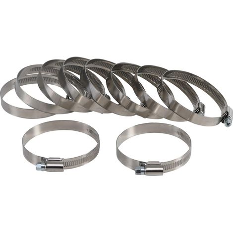 Collier de durite en inox bgs technic - dtail : 50 x 70