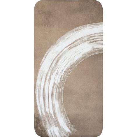 TAPPETINO DA BAGNO Vernice - Marrone - Japandi 60x120 cm