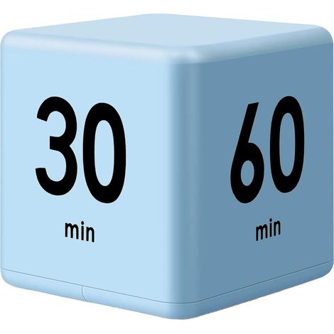 Cube, minuteur de Cuisine pour Enfants,(15 20 30 60 Minutes) minuteur d'exercice avec capteur de gravité, minuterie à Rabat pour la Gestion du Temps et Les paramètres de Compte à rebours (1/5)