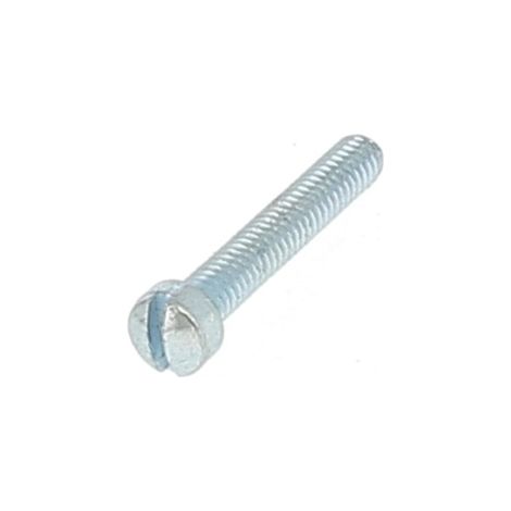 TC Bombée 4-40 UNC X 3/16'' Acier Zingué Blanc (1/2)