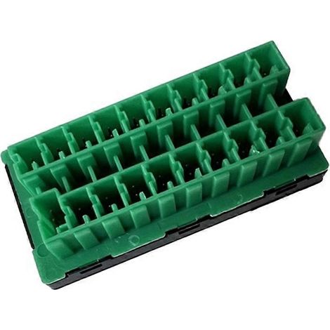 Connecteur de fusibles double rangée 68321746AA pour Jeep Wrangler JL, vert, remplacement (1/5)