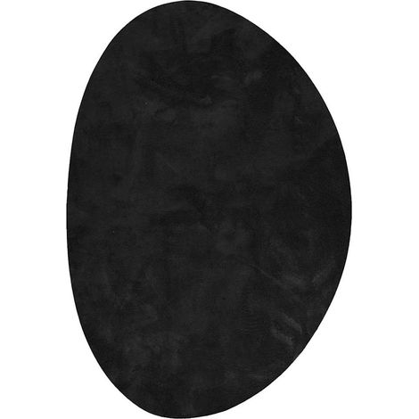 Alfombra HUARTE Negro 120 x 170 cm Poliéster vidaXL