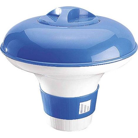 Schwimmender Chlordosierer für Schwimmbäder – Automatischer Chlordosierer – Kompatibel mit 38-mm-Tabletten – 1 Stück (1/5)