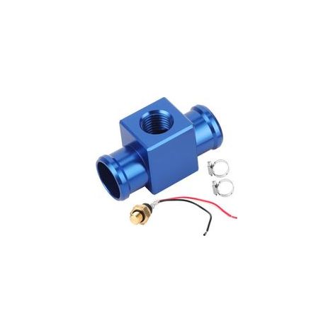 Thermostat interrupteur de température de l'eau radiateur ventilateur de refroidissement capteur de température pour moto ATV véhicule tout-terrain (bleu)