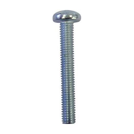 VITI A TESTA BOMBATA M3 8 MM PROFILO A T DIN 7985 ACCIAIO ZINCATO 100 PZ. TOOLCRAFT 839820