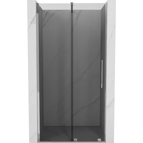 Mexen Velar puertas de ducha correderas 100 cm, grafito, cromo - 871-100-000-41-01 (1/5)