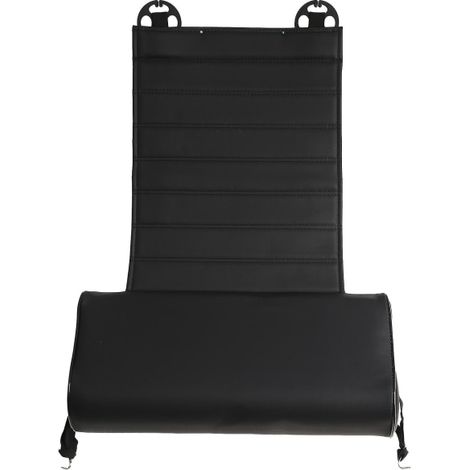 Autositzschutzmatte aus Leder, Kniestützkissen, Bezugsverlängerung, blauer Memory-Schaum (1/4)