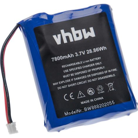 vhbw Batería compatible con Technaxx TX-75 telefonillo, video-telefonillo (7800mAh, 3,7V, Li-Ion)