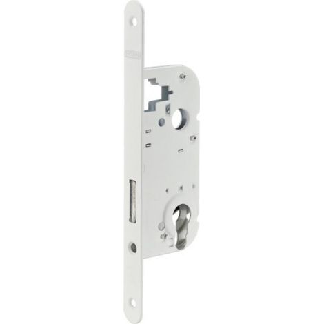 Thirard – Serrure à larder pour petit coffre 135 mm – Pêne dormant avec clé réversible – Finition laquée blanche – Axe 40 mm (1/2)