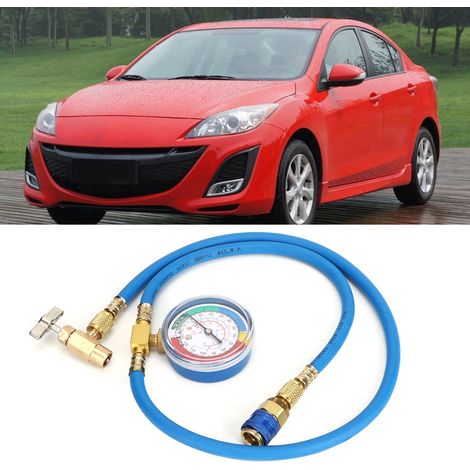 Tuyau de mesure pour recharge R134A, manomètre, robinet, tuyau de charge de réfrigérant (1/5)