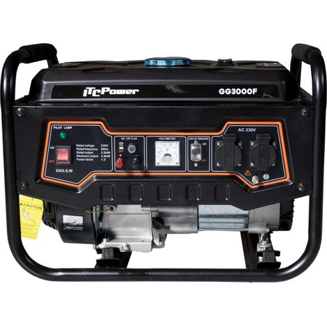 Groupe électrogène essence monophasé GG3000F ITCPower (1/3)