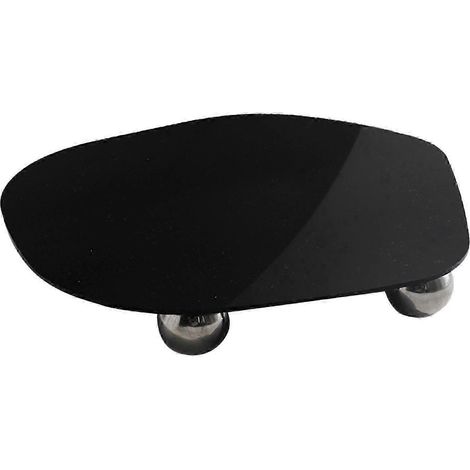 Tablett im nordischen Stil, ideal als Schmuckablage oder Dekoration für Badezimmer, Schlafzimmer oder als Hintergrunddekoration-29x25x4cm Black (1/5)