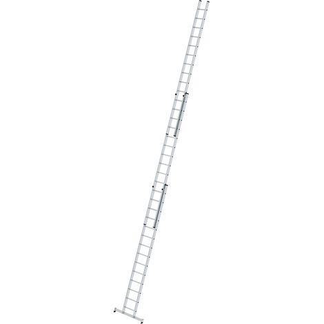 MUNK Schiebeleiter mit nivello-Traverse 3x14 Sprossen (1/3)
