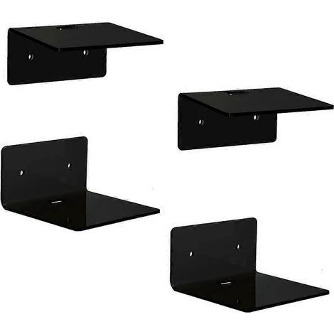 Ensemble de 4 supports flottants pour haut-parleurs, babyphones et livres. (1/5)