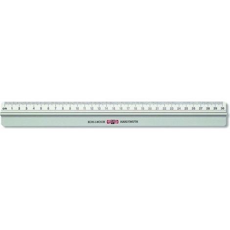 righello in metallo da 30 cm con manico