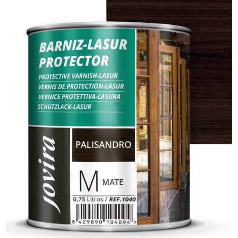 Lasure Protecteur Mat. Protège, décore et embellit tous les types de bois. 750 Millilitres, Palissandre (1/5)