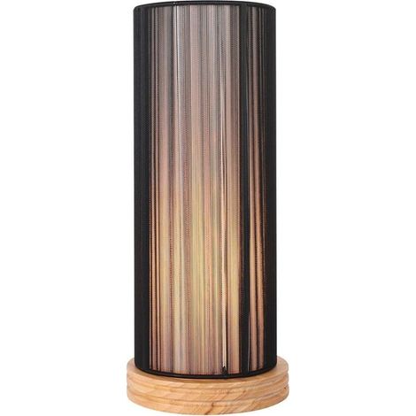 Lampada da terra Candellux Kioto 1 luce E27 legno nero (1/2)