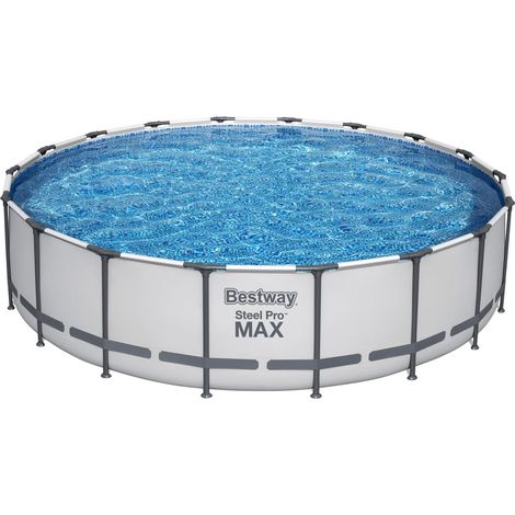 Piscina elevada con estructura de acero, 5,49 m x 1,22 m, fácil instalación