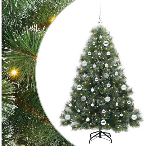 Sapin de Noël,Arbre de Noël artificiel avec 150 LED Vert 150 cm PE et PVC CFW96055 (1/5)