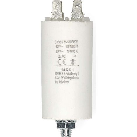 Nedis Multipack Kondensator / 8.0 uF / 450 V / Faston / 10 Stück - 10 Stück