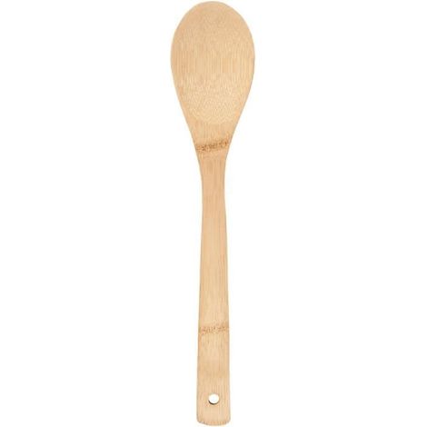Ustensile de cuisine - Noname - Cuillère en bambou - 30 cm - Bois massif - Décorative avec pyrograveur