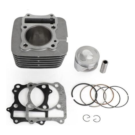 Kit Cylindre et Piston 66mm pour Suzuki DR200 / Djebel 200 - Compatible DR200S - Ensemble de Réparation Moteur Trail 200cc (1/4)