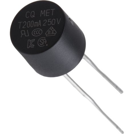 Fusible non réarmable filaire RS PRO, Sortie Radiale, 200mA 250V
