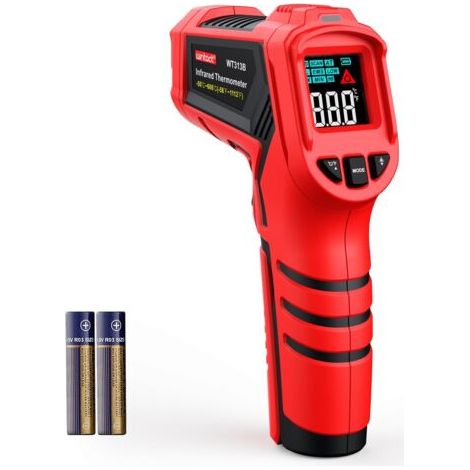 Thermomètre laser infrarouge, pistolet de température de surface, thermomètre numérique sans contact pour la cuisine, la cuisine, le four à pizza, le barbecue, la fabrication de savon, CVC (1/5)