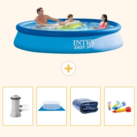 Intex Piscine Easy Set Ronde - 366x76 cm - 5-pièces S220 (1/5)