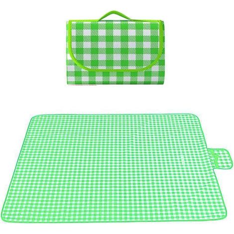 Picknickkleed - 200 x 200 cm -Picknickkleed - Picknickkleed voor buiten - Campingkleed -Strandkleed - Gazondeken -Waterdicht en zandbestendig - het handvat - waterafstotende - Geschikt voor reizen, ka (1/5)