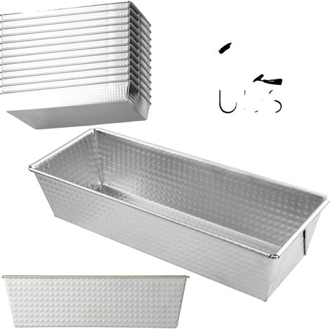 Plat de cuisson, surface antiadhésive, répartition de chaleur élevée, 12 PAs-25x12x8cm (1/2)