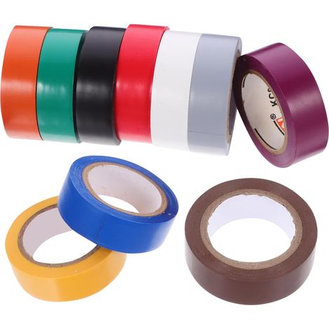 Ruban isolant électrique en PVC pour voitures, paquet de 10, haute (1/5)
