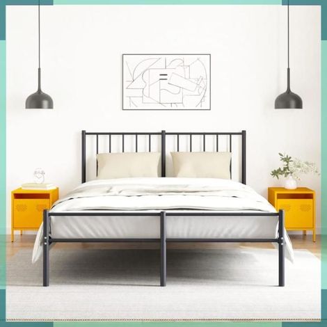 Tables de chevet - 851251 - Jaune moutarde - Acier laminé à froid - Lot 2 pcs 35x39x43,5 cm (1/5)